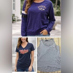 Bundle | NFL Ravens, MN Twins, Nike Golf, Cynthia Rowley | Large